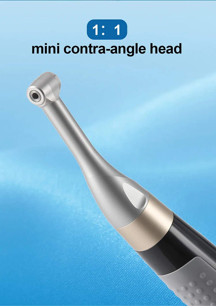 AZDENT 2-in-1 Dental Endo Motor mit integriertem Apex-Lokator, bürstenloser 1:1 Mini-Winkelstück, 6 Rotationsmodi, Wurzelkanalinstrument – Detail 4