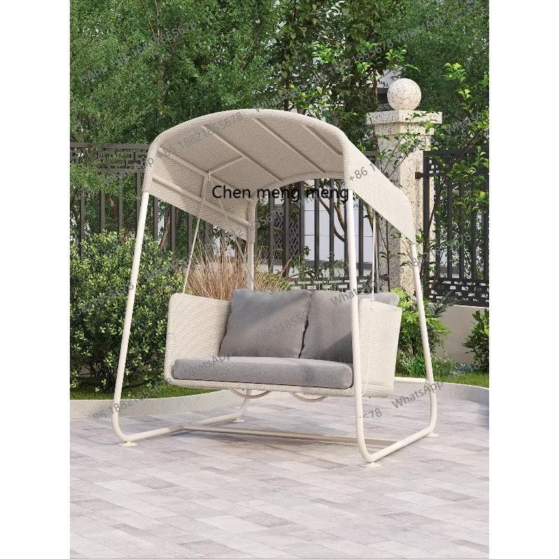 

Courtyard Outdoor Swing Villa Single Double Rocking Chair Garden, Outdoor Home