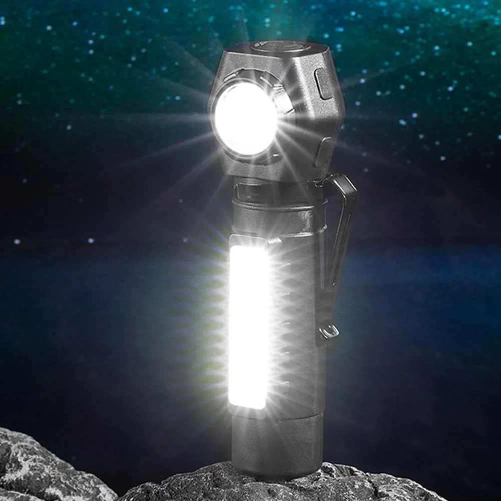 

LED COB Flashlight USB Charging Waterproof Rechargeable Head Headlamp Multifunctional 5W/1600mAh Lightweight for Running Cycling