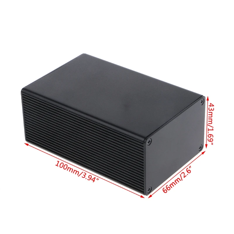 DIY Aluminum for Case Electronic Project PCB Instrument Box 100x66x43mm