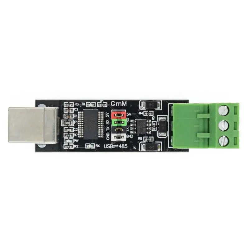 1Pcs USB To RS485/TTL Adapter Module Dual Protection Dual Function Serial Converter for Industrial Control Data Transmission