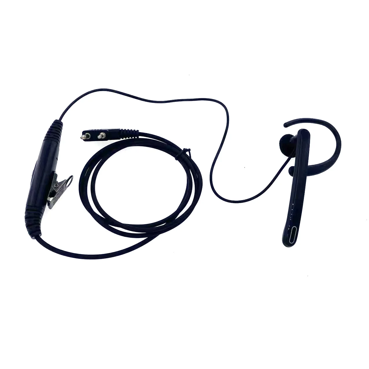 2024 Ear rod headphones 2 Pin Ear Bar Earpiece Mic PTT Mic Tactical Headset for Walkie Talkie Radio uv-5r BF-888S UV-82 UV-8D