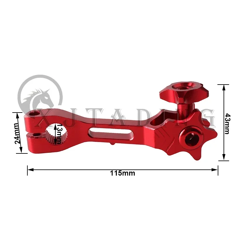 Motorcycle Universa CNC Aluminum Rocker Arm Rear Brake Adjustable Tension Lever For Honda Yamaha Motorbike Pit Dirt Bike Parts