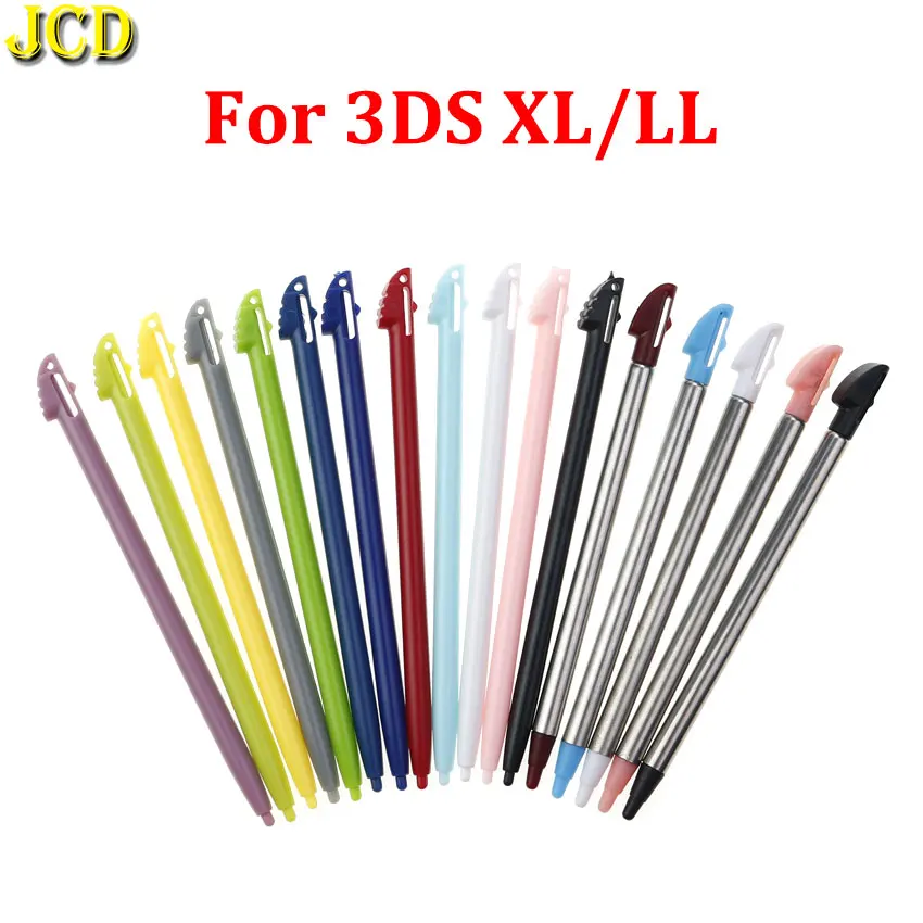 JCD 1 stücke Kunststoff Stylus Screen Metall Teleskop Touch Stift Für 3DS LL XL 3DSLL 3DSXL Spielkonsole zubehör