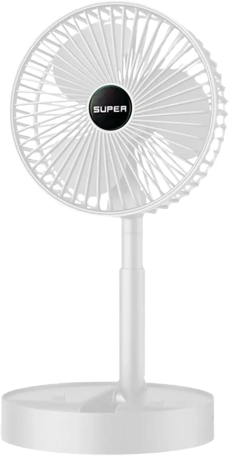 휴대용 팬 충전식 여행 친화적인 접이식 팬 야외용 경량 휴대용 공기 냉각기 USB 충전 디자인