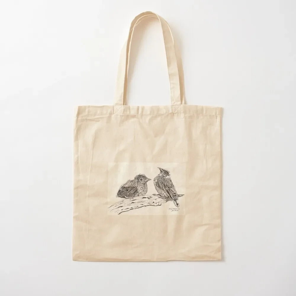 

Jan Davies young wattlebirds Tote Bag great bag Custom bag