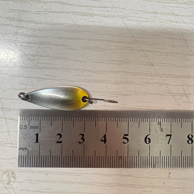 Dohna Peche Leurre Pesca LÖFFEL 2,5 g 30 mm bunter Löffelköder Kupfer Stream Metall Angelköder für Forelle Döbel Barsch Lachs Hecht – Detail 4