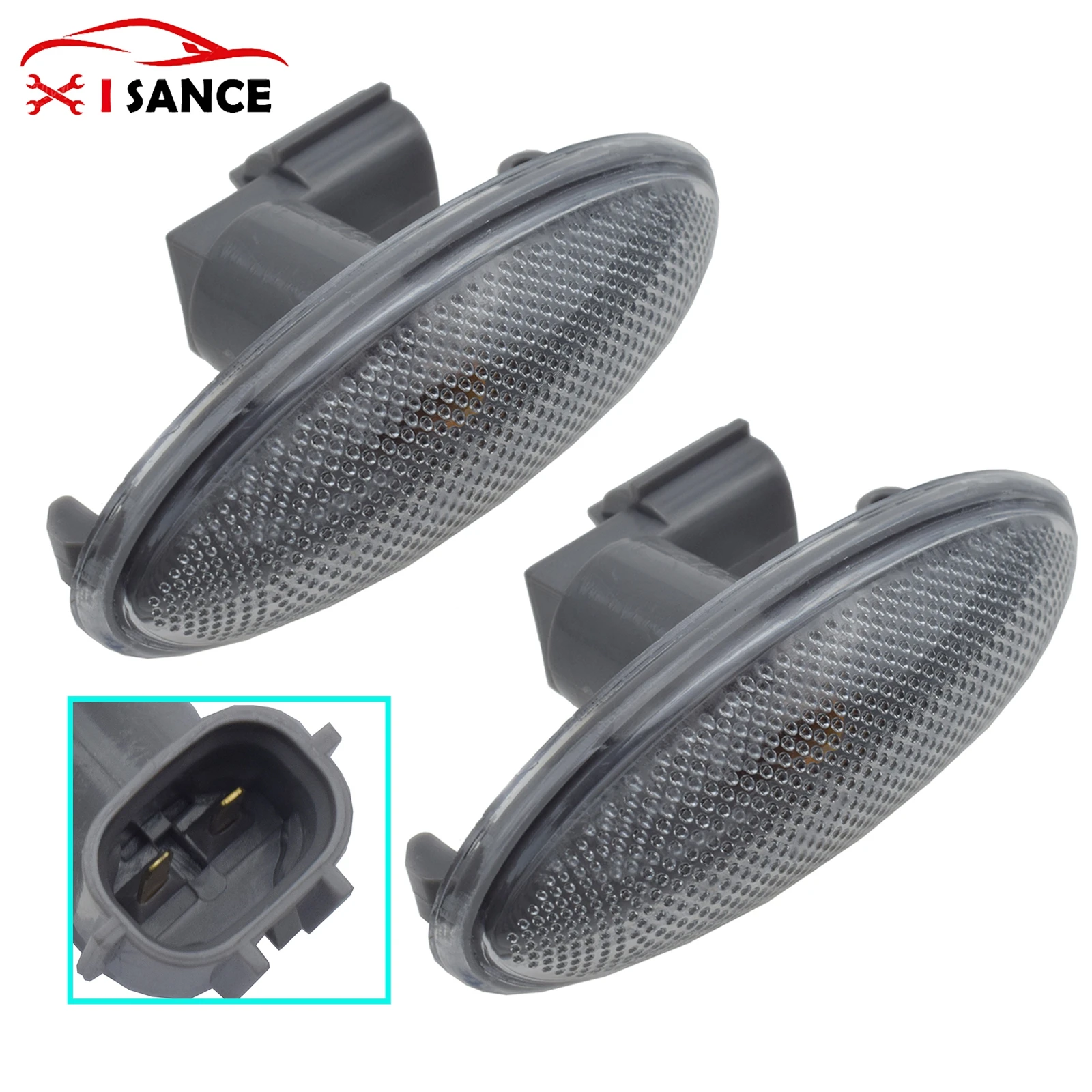 ISANCE 1Pcs /2Pcs Side Turn Signal Lamp Fender Light Left/Right for Toyota Camry Corolla Yaris RAV4 Auris 81730-02090 8173002090