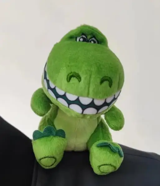 Disney Toy Story REX Plush toy doll Green Dinosaur Shoulder Magnet view 5