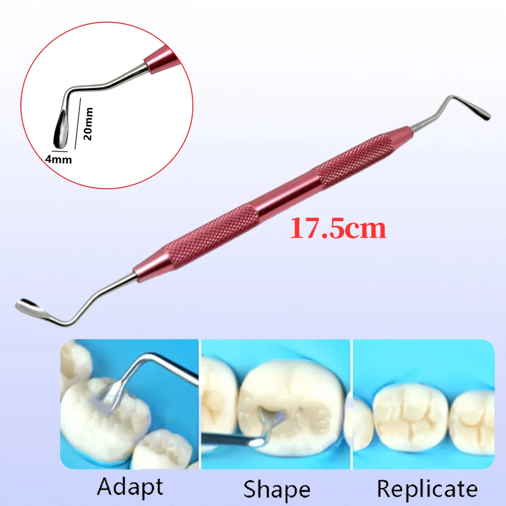 

Dental Resin Filling Spatula for Aesthetic Restoration Replica Posterior Teeth Simplifying Occlusal Modeling Dental Tool