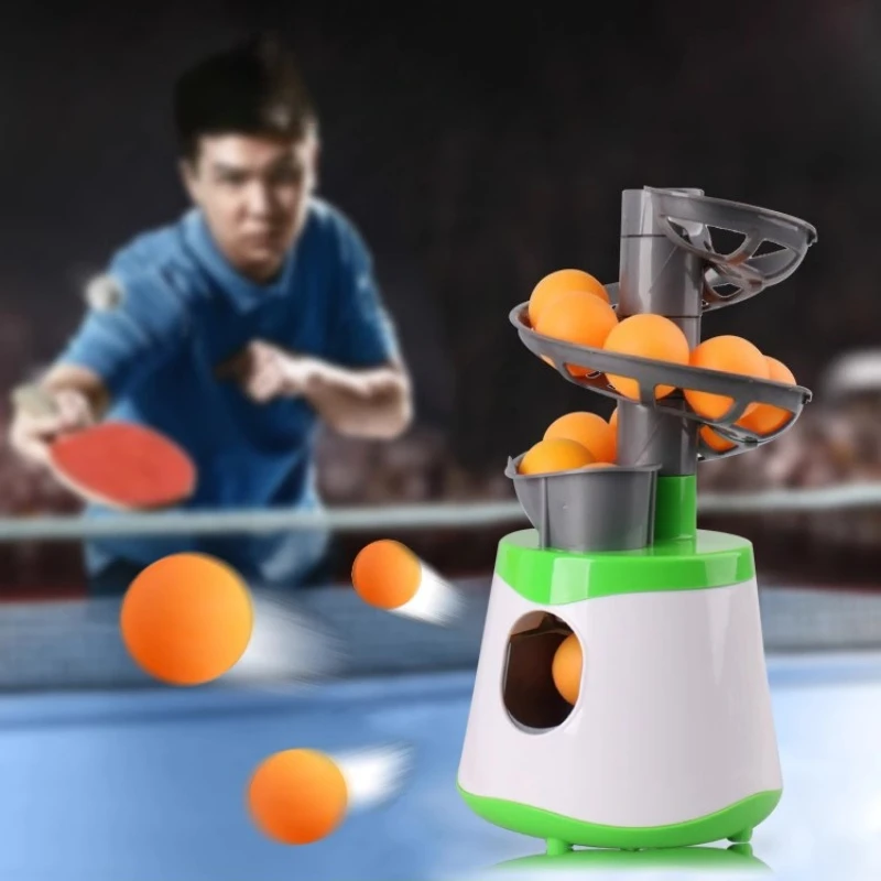 

Automatic Table Tennis Serve Machine Adult Training Table Tennis Trainer Beginner PingPong Machines Portable Balls Equipment