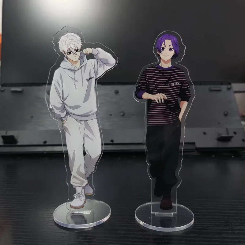 

BLUE LOCK Hot Anime Figures Seishiro Nagi Reo Mikage Acrylic Stands Model Isagi Yoichi Plate Desk Decor Prop Fans Birthday Gift