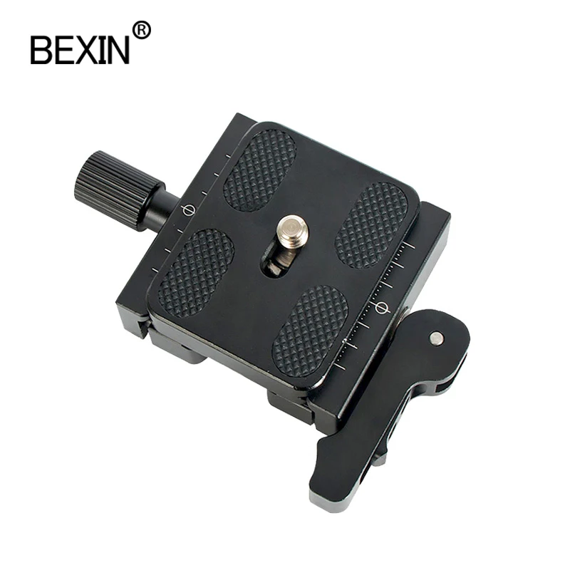 Double lock camera quick release clamp camera clamp aluminum tripod adapter quick mount accessories for the dslr camera