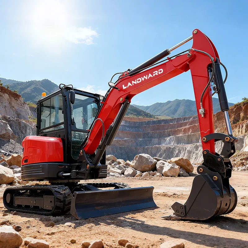 حفارات عالية الجودة CE 3.5 طن حفار صغير مبيعات حقيبة صغيرة KUBOTA آلات نقل الأرض 2 طن حفارة صغيرة قابلة للتخصيص