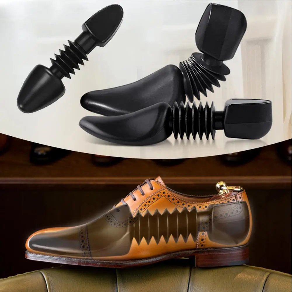 

Plastic Shoe Tree Durable Shoe Stretcher For Men Adjustable To Prevent Creases From Deforming Shoes Stretching Shoe Care Kit