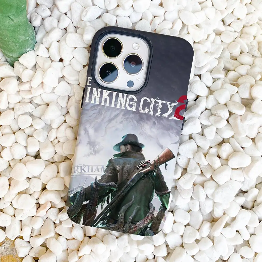 Крутой чехол-пленка Cool The Sinking City 2 для iPhone 17 16e 16 15 14 13 12 Pro Max Plus XS
