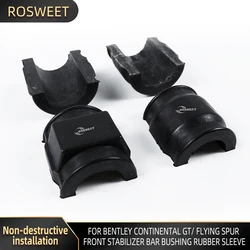 Barra estabilizadora delantera para coche, Kit de reparación de bujes de goma para Bentley Continental Gt Gtc Flying Spur 2004-2018 3W0411306J, 4 piezas