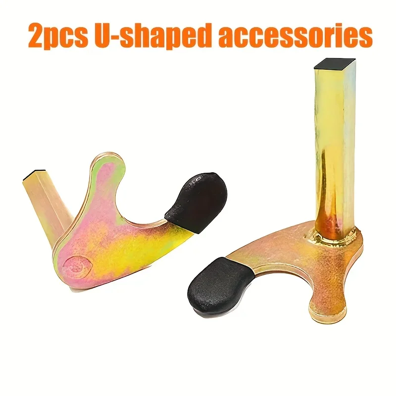 1Pair U/L Style Hook Motorcycle Swingram Spool Slider Wheel Support Frame Swing Arm Lift Tripod Stand Accessories