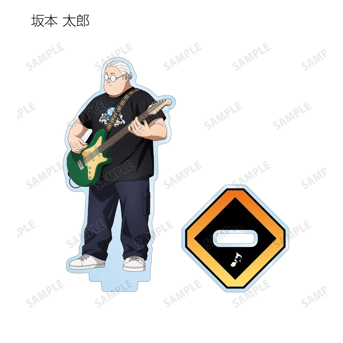 SAKAMOTO DAYS Acrylic Standee - Band Theme Shin Lu Figure - Rock Music Visual Stand Double-Sided Desktop Decor Fans Gift