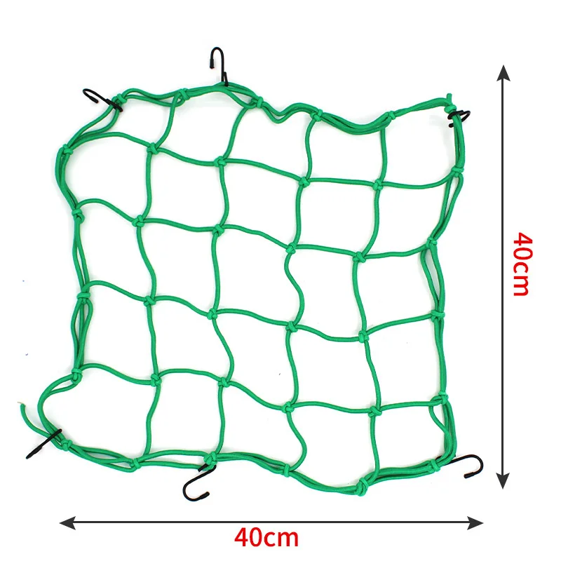 Cargo Net Cover, Elastic Tie‑Down Roof Luggage Net with Straps for Bicycle, Motorcycle & SUV Roof Rack view 2