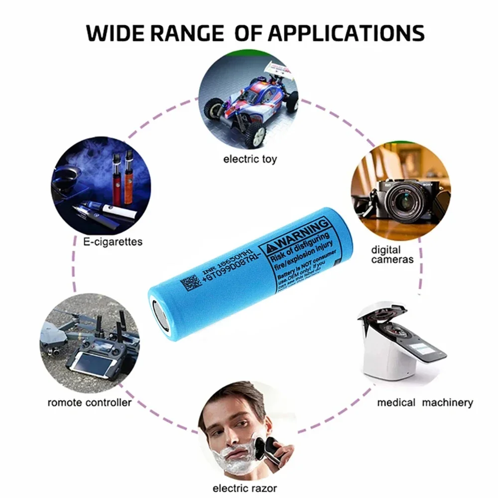 100% NEWEST Original 18650 Battery NCRMH1 3.7V 3200mah 18650 Lithium Rechargeable Battery for Flashlight Batteries