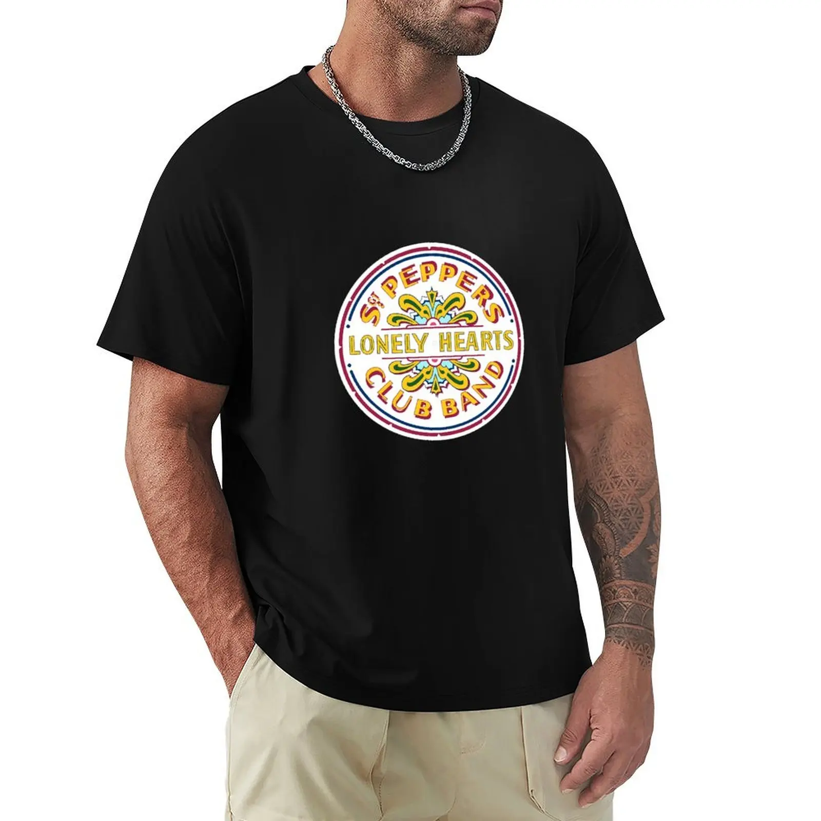 

Sgt Pepper Logo T-Shirt oversized t shirt anime shirt designer shirts graphic shirts mens graphic t-shirts pack