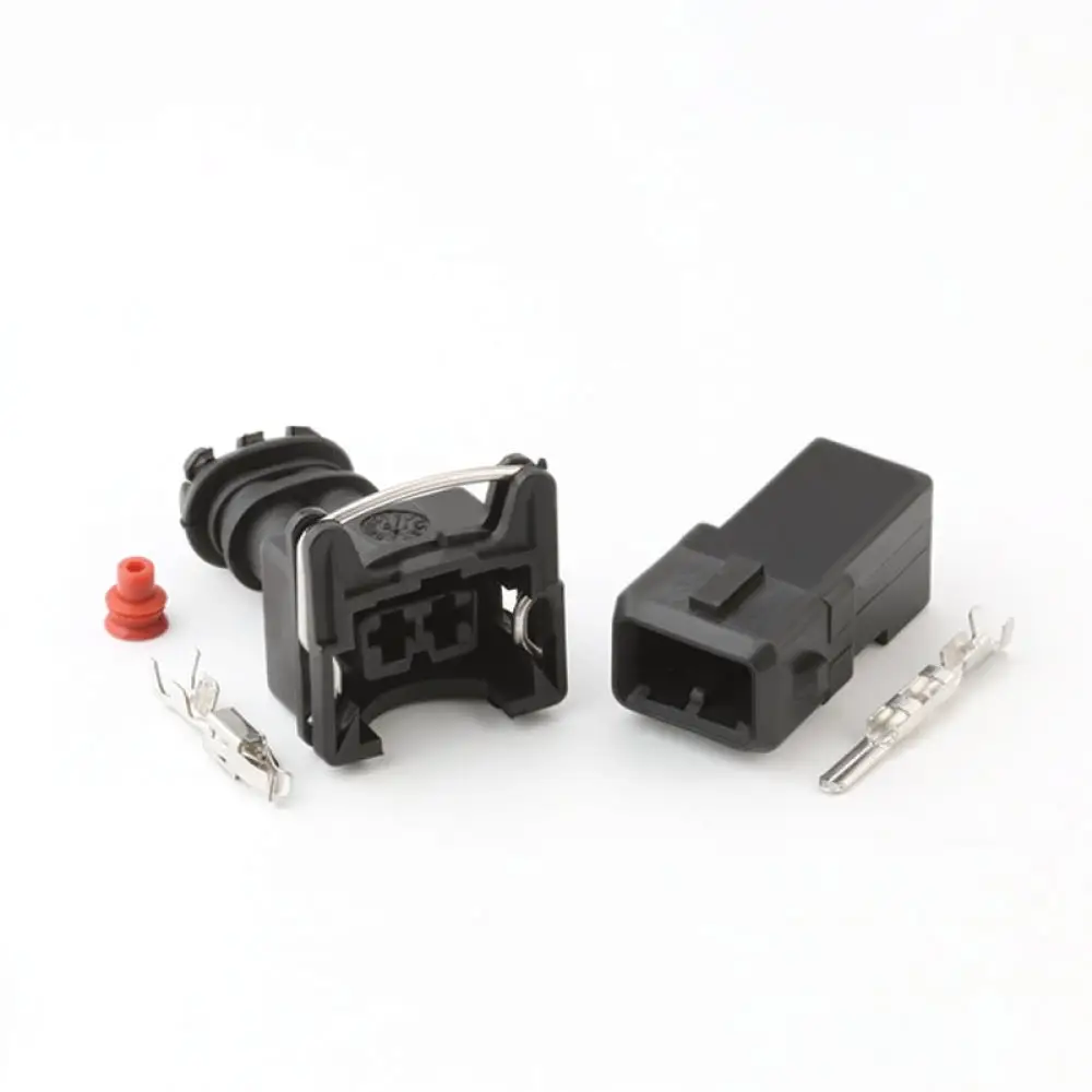 For GXK DJ7021A 282189 1 Waterproof Car Connector 2 Pin Plug Fuel Injector Sensor Electrical Wiring Socket Terminal