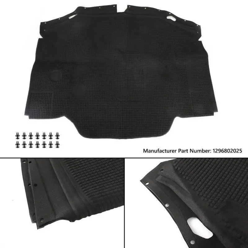 

Car Hood Insulation Pad Heat Protections Mat 1296802025 for R129 SL320 SL500