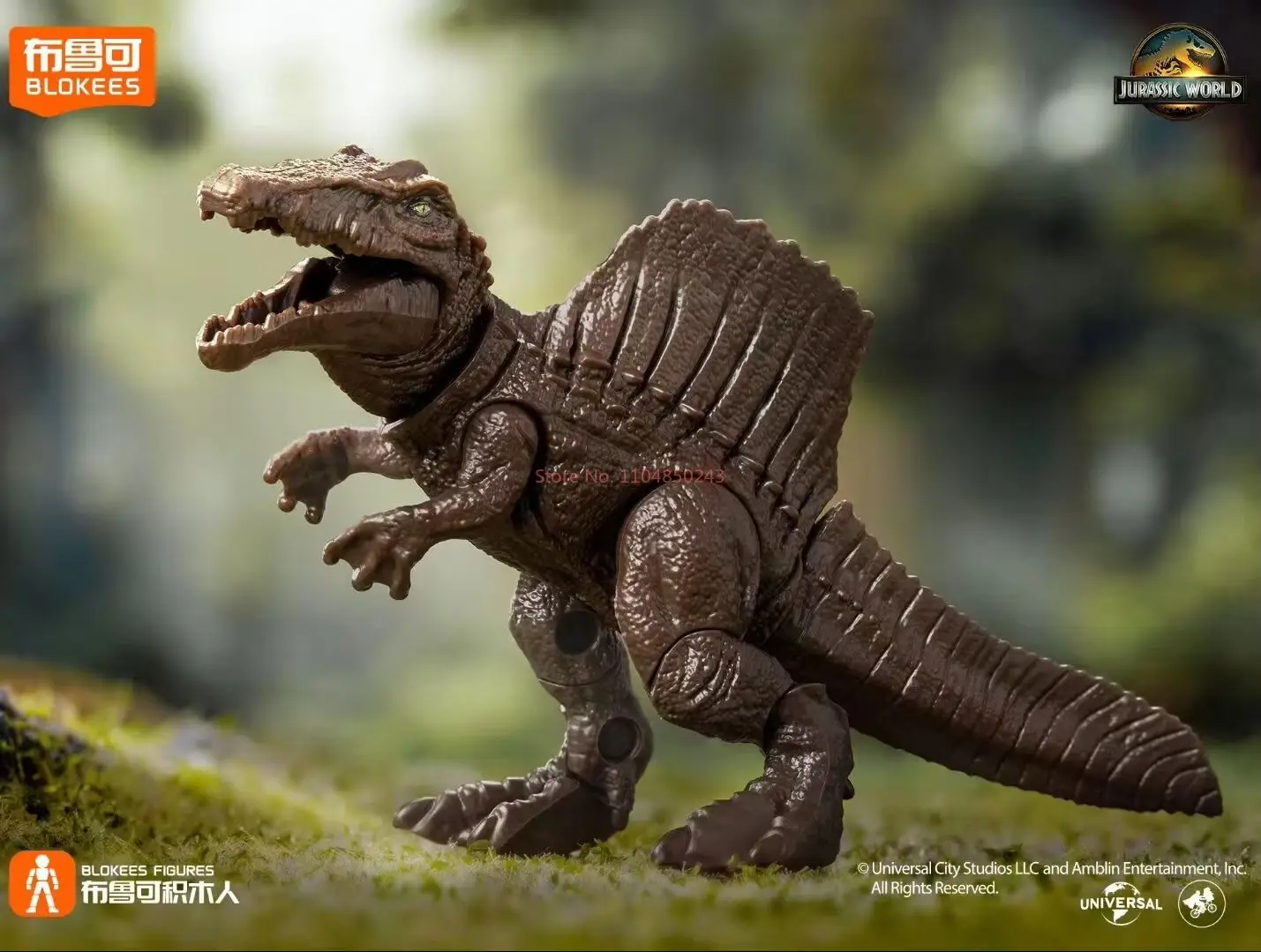 Hot New Blokees Nature Collection Jurassic World Dinosaur - Building Set With T-Rex & Velociraptor Movie-Accurate Model Gift