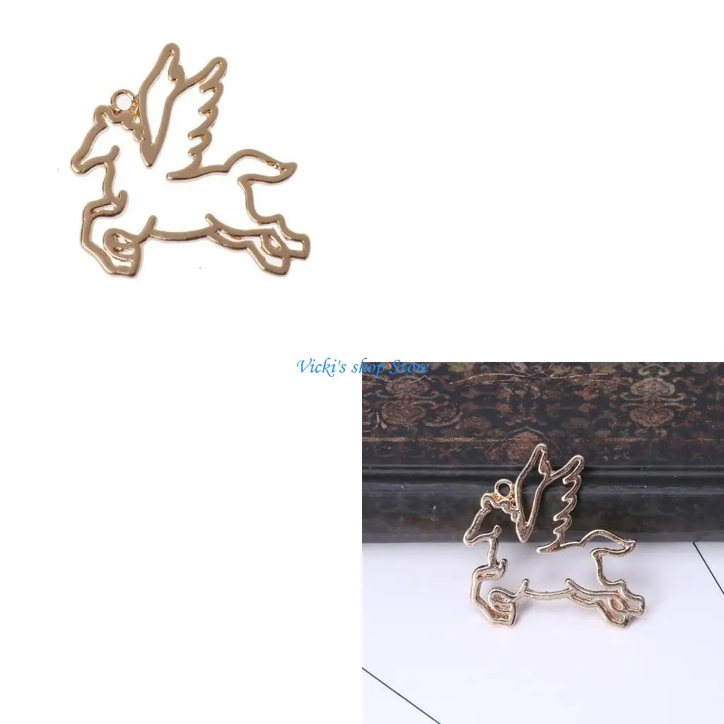 

3шт дракон лошадь рамка эпоксидная смола литье силиконовые формы DIY ремесло орнамент