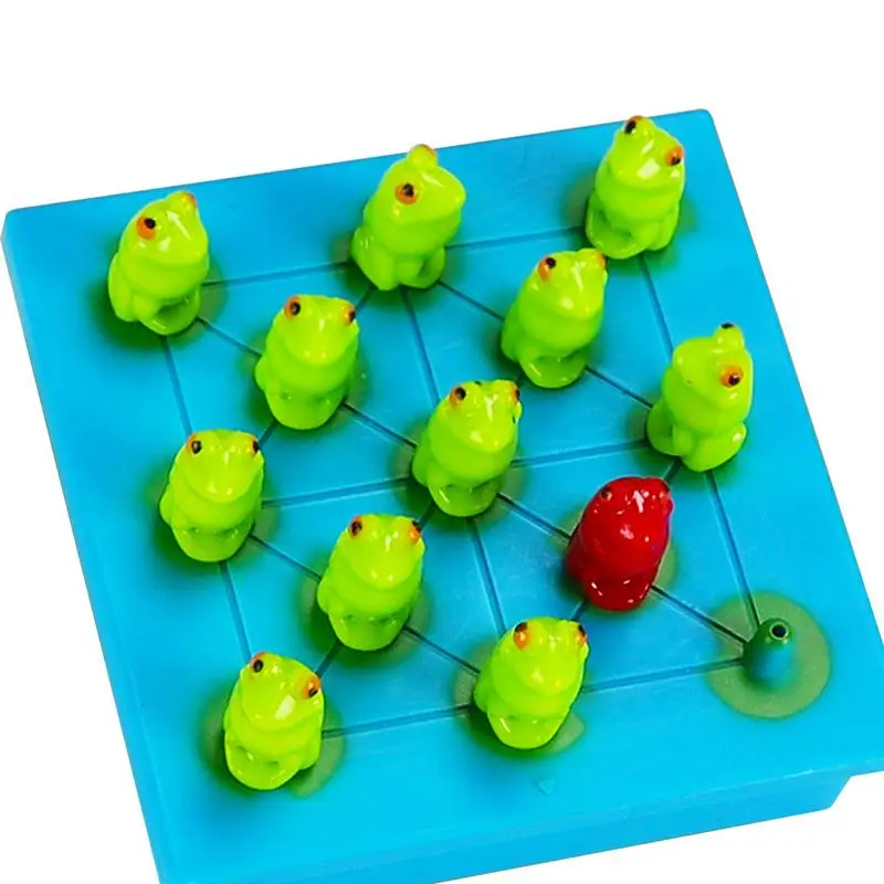 Hoppers Game Logical Thinking Games Frog Hopper Game Strategy Board Games Jump Game Preschool Learning Toy For Children