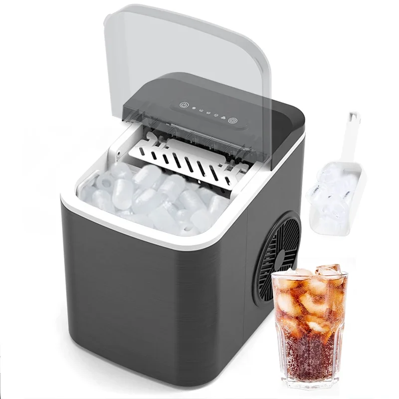 

2024 Commercial New Electric 220V Kitchen Home Small Counter Top Portable Ice Maker Machine