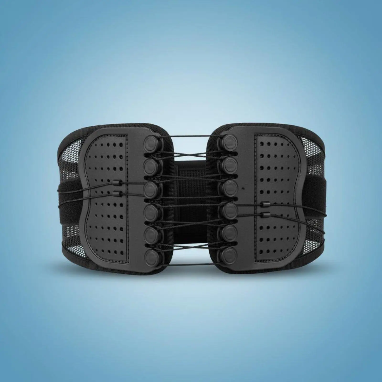 Double Pull Waist Support Belt for Lower Back Pain Breathable Mesh Back Brace for Sitting Standing Working Comfort