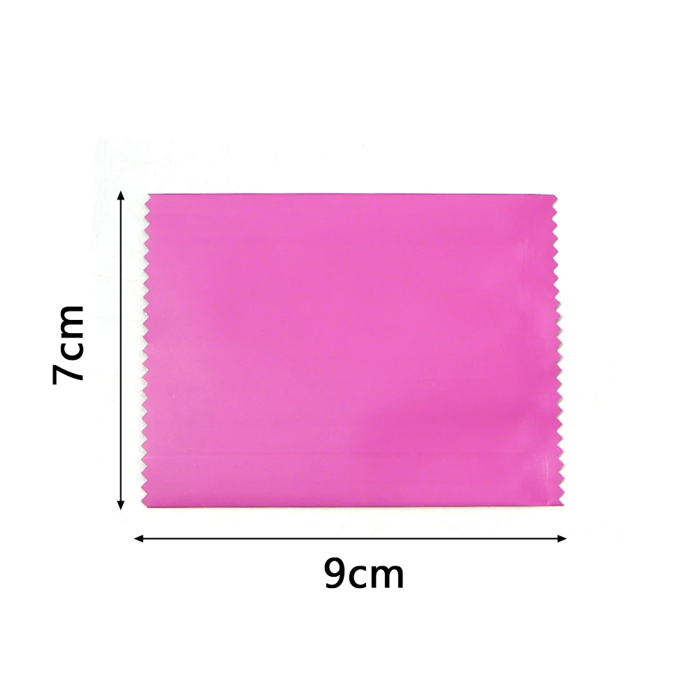 100pcs 5 7 9 10cm Solid Color Aluminum Foil Blind Bags Thickened Opaque Bags for DIY Bakery Packaging Party Gift Packaging