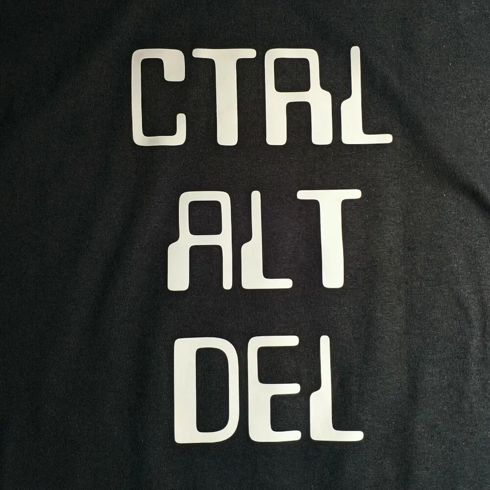 Ctrl Alt Delete Retro Font Keyboard Computer T-Shirt