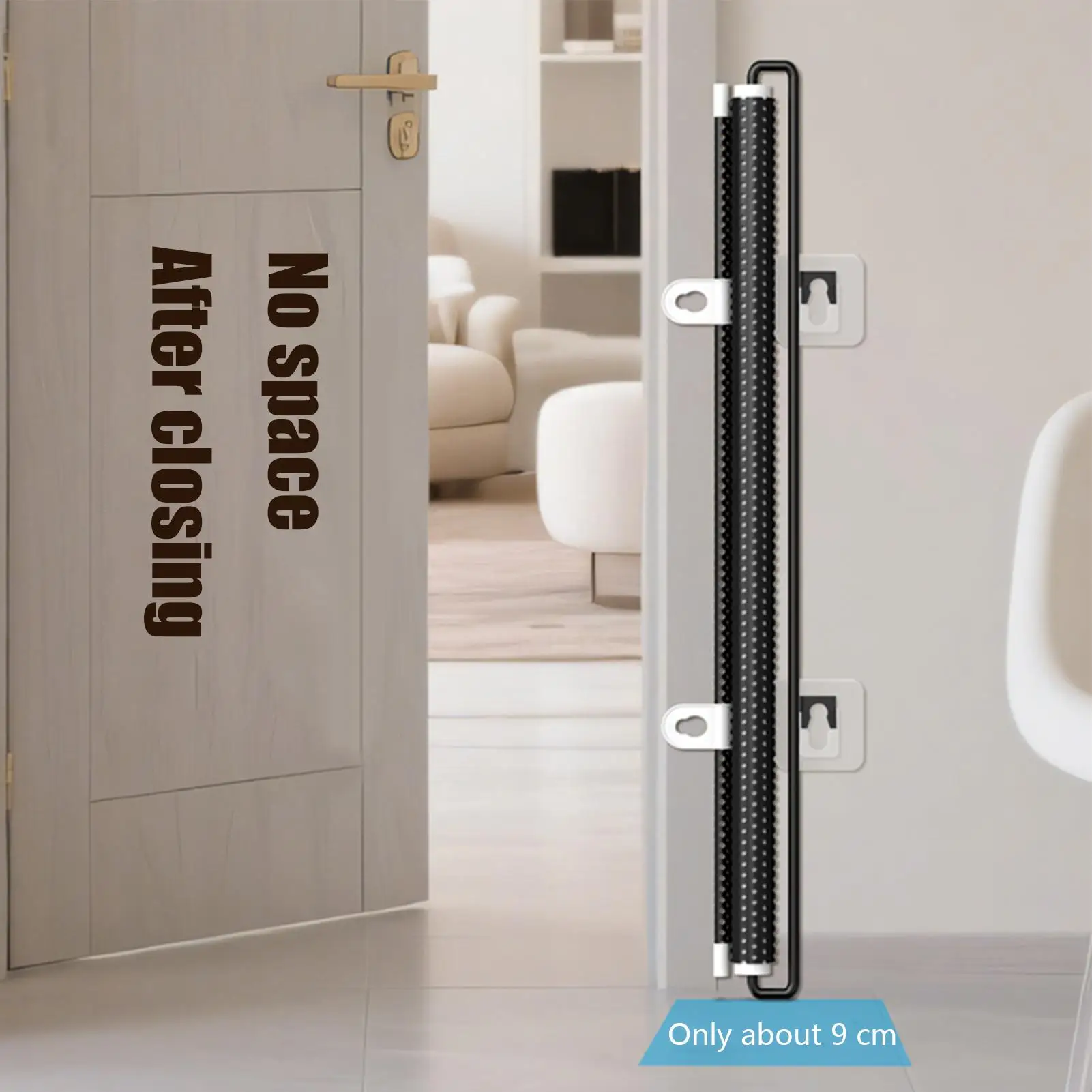 Einziehbares Haustier-Sicherheitstor für Innenräume, Baby-Schutzgitter aus Kunststoffgitter für Zuhause, Wohnung, Büro, Türen, Flure und Treppen – Detail 12