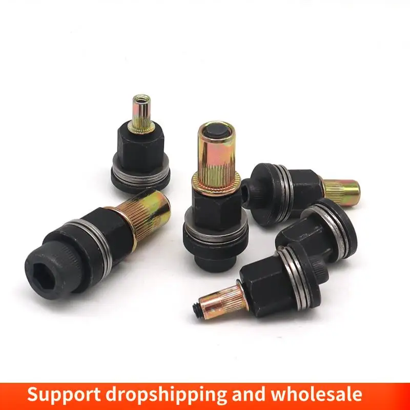 AA86 6 pezzi strumento adattatore dadi testa rivettatrice accessorio per dadi modello opzionale M3-M10