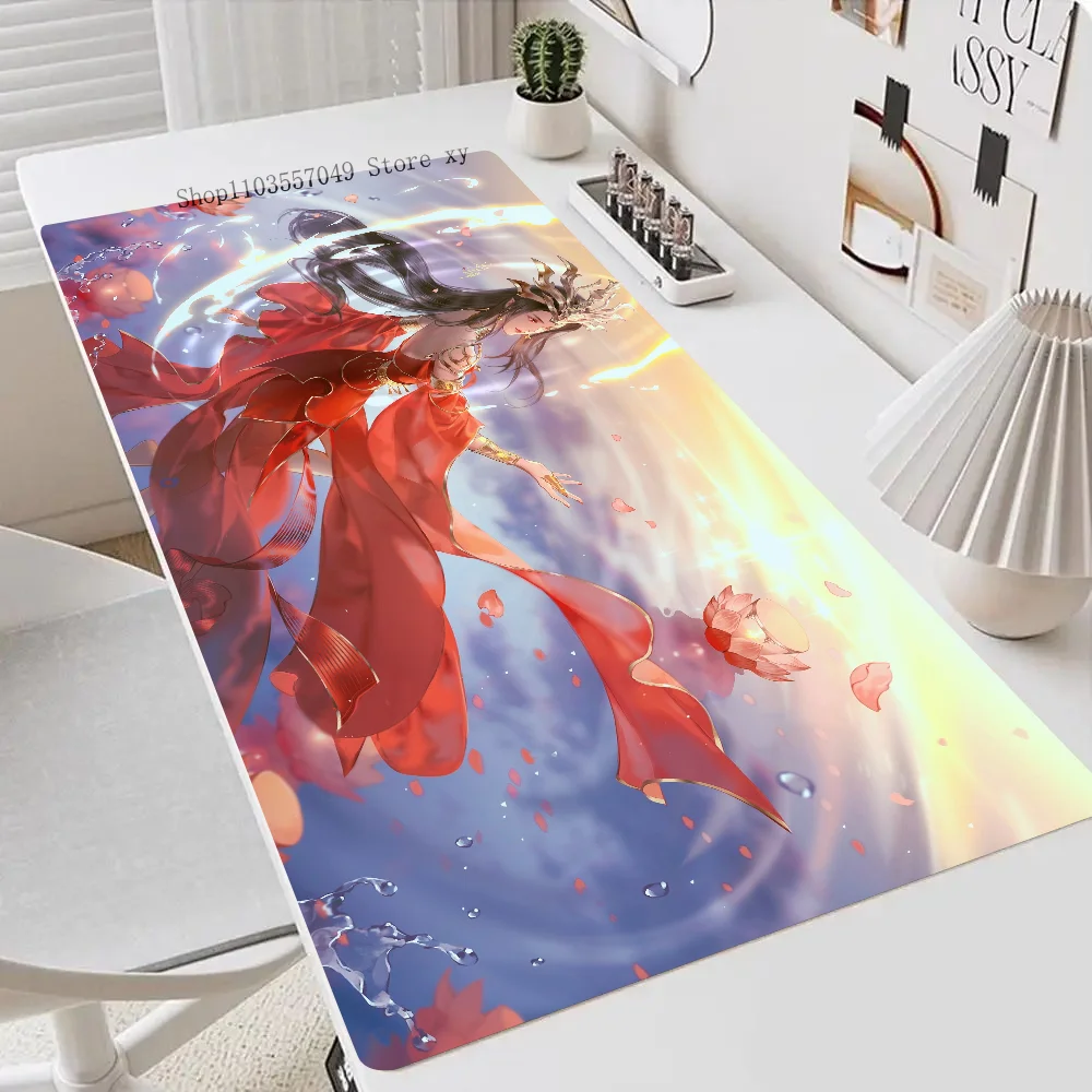 1pc Medusa D-Doupo Cangqiong Anime Mouse Mat Desk Mat With Pad Gaming Accessories Prime Gaming XXL Keyboard Pad Padding Mat