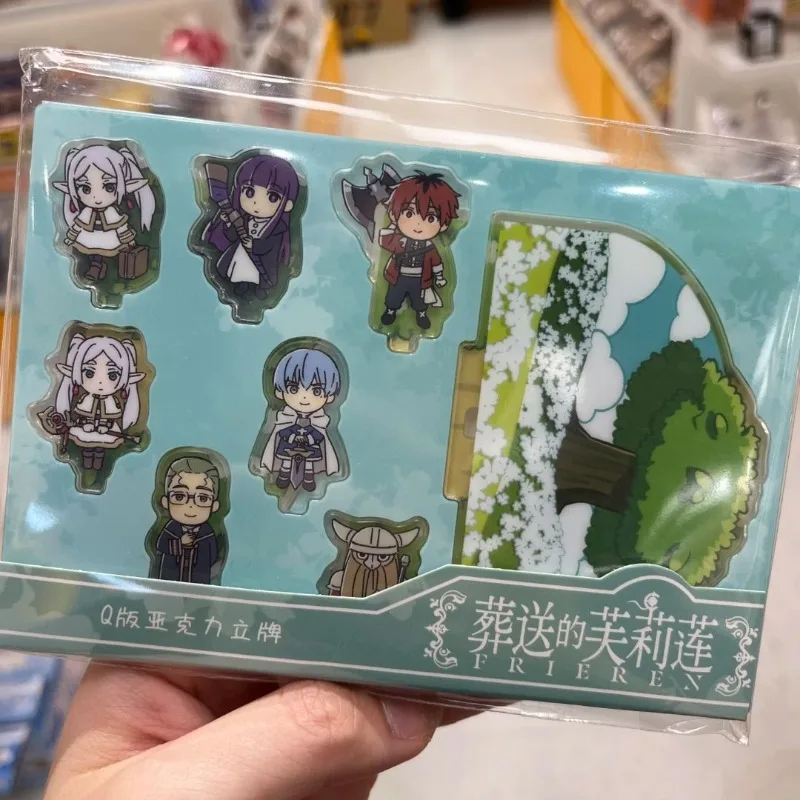 

Sousou No Frieren Anime Figures Stand Model Plate Fern Plate Desk Decor Standing Desktop Decoration Kids Friends Gift for Fans