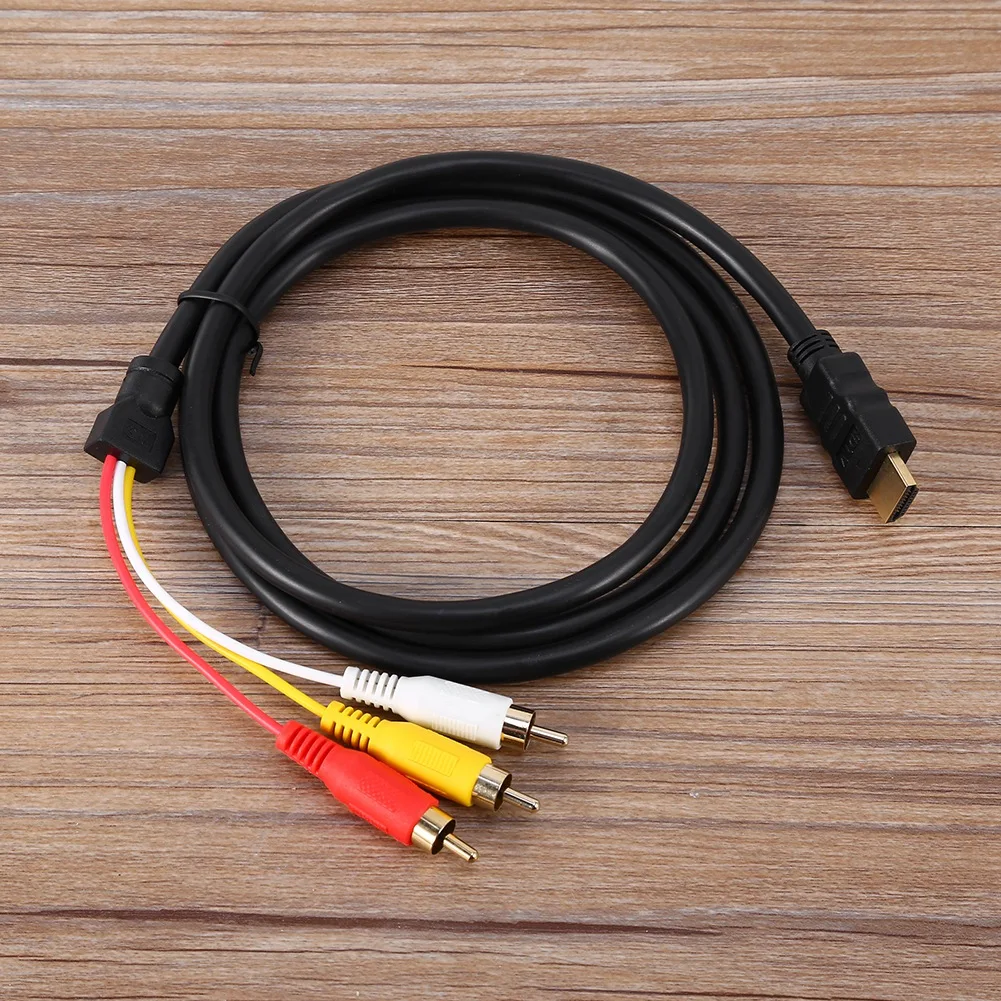 HD Multimedia Interface To Sound Video Cable Connector Adapter Plug and Play 1.5 Meter HD Multimedia Interface to Sound Cable