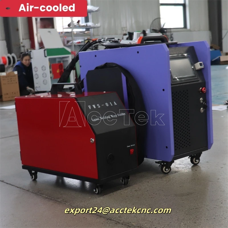 Air-Cooled Portable Laser Welding Machine Handheld Laser Welding Machine 1100W 1200w Laser Welding Cutting Machine For 3mm Metal
