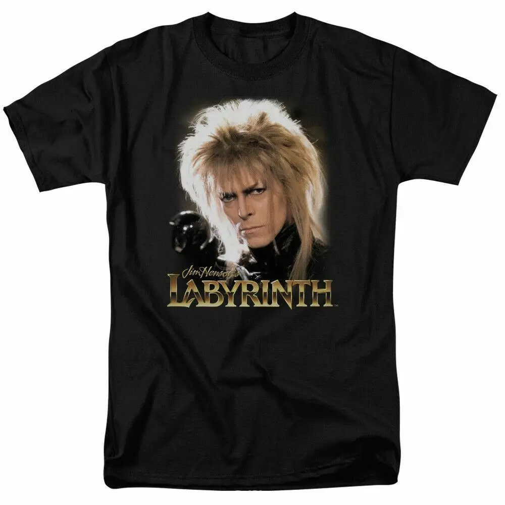 

Labyrinth Jareth T Shirt Mens Licensed Classic Movie Tee Goblin King Black