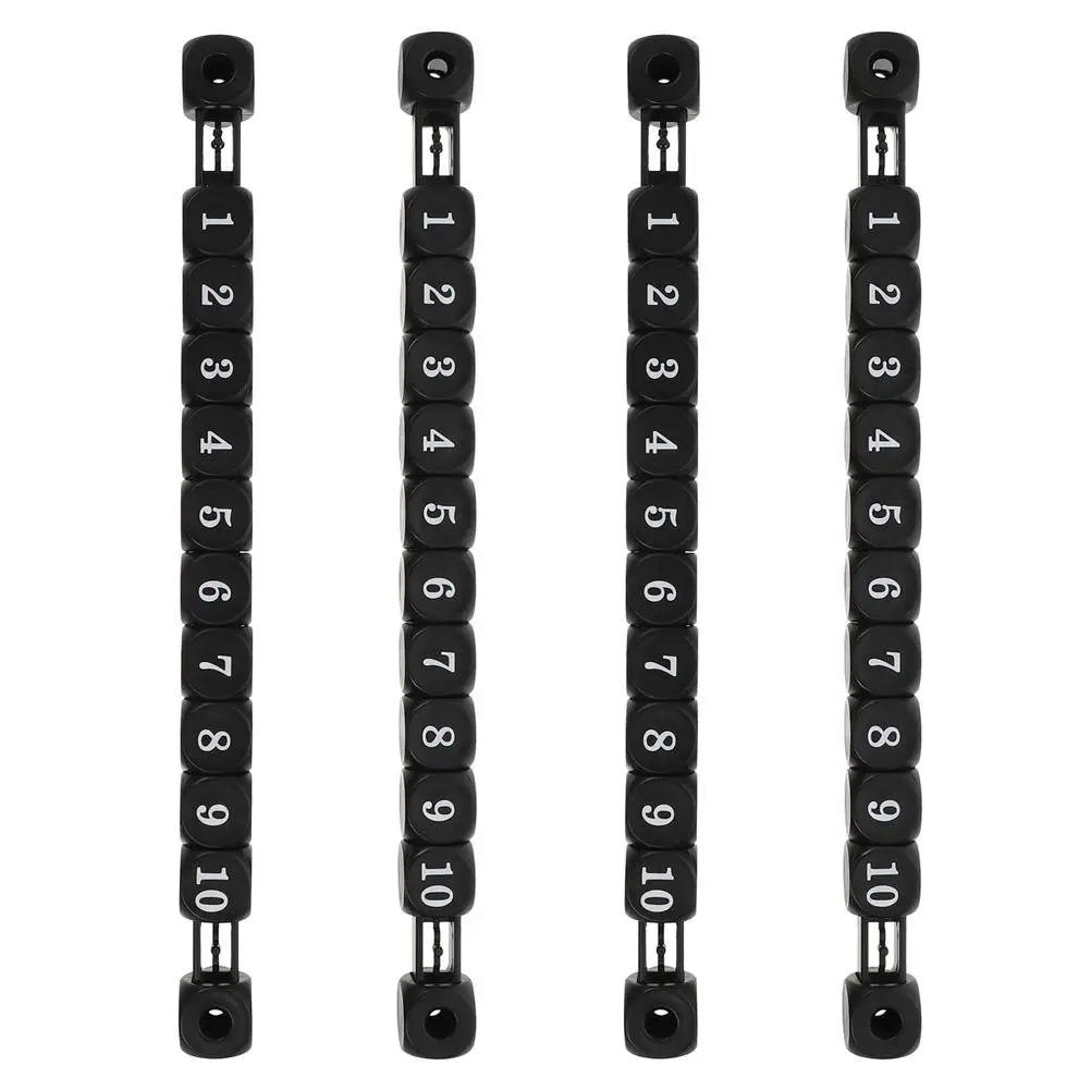

4 Pcs Table Football Games Scorekeepers Durable Plastic Units Plastic Scorekeepers Markers Team Markers Sports