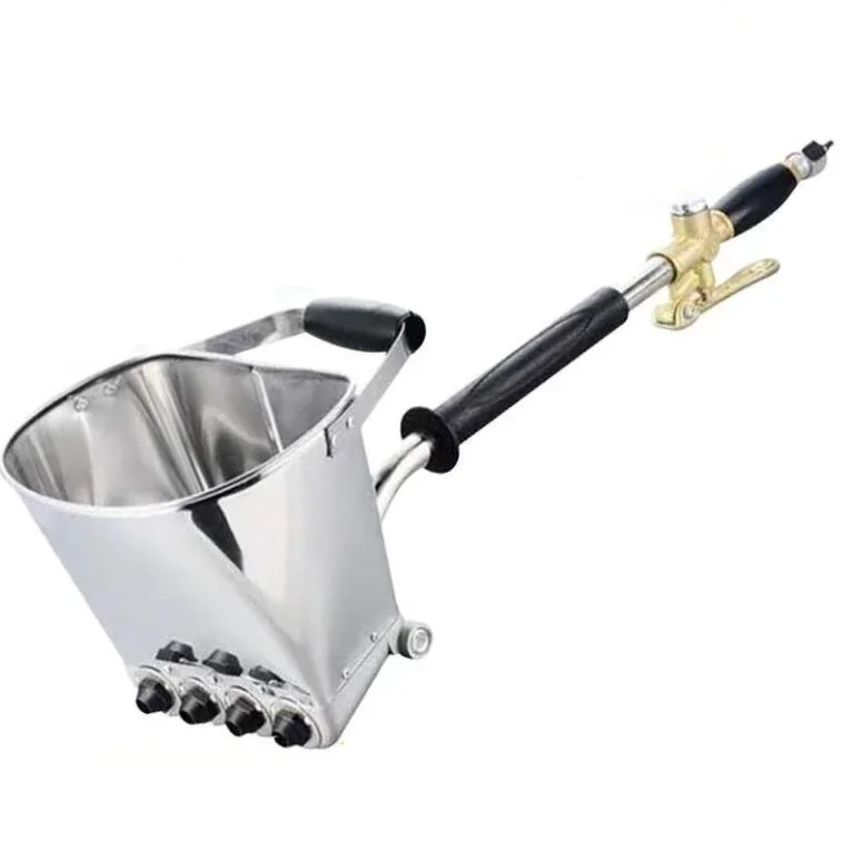 

Handheld Wall Plastering Sprayer Guns Air Cement Mortar Stucco Hopper High Quality