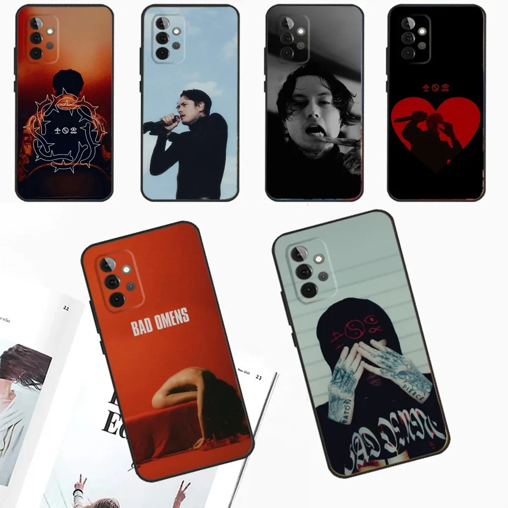 Band Bad O-Omens Phone Case For Samsung Galaxy A13,A21s,A22,A31,A32,A52,A53,A71,A80,A91 Soft Black Phone Cover