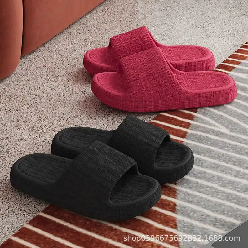 

Summer non-slip soft cloud slippers women's new comfortable home platform bathroom bath non-slip silent non-smelly feet shoes