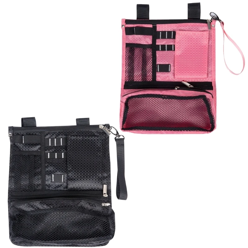 Golf Accessory Bag Foldable Golf Ball Pocket Zippered Valuables Bag