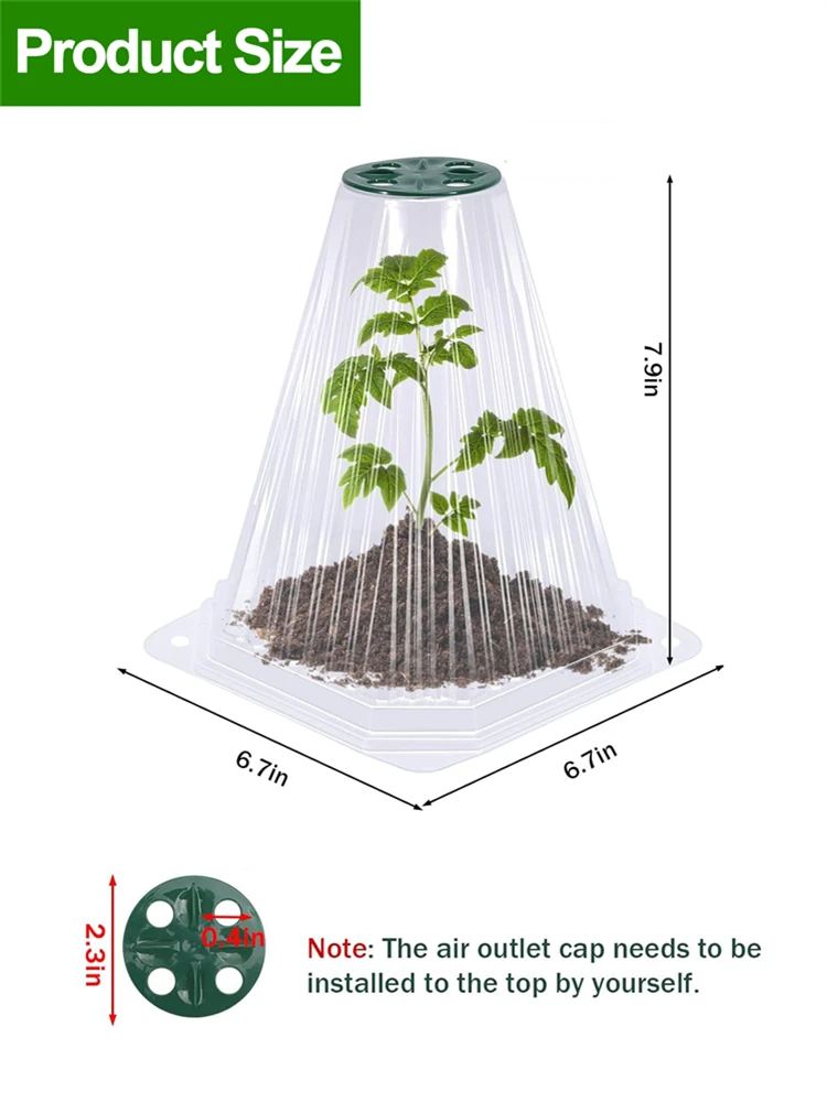 10-20PCS Plant Garden Protective Cover Reusable Plant Cover, Protected From Insects And Frost Weather Plant Protection Covers