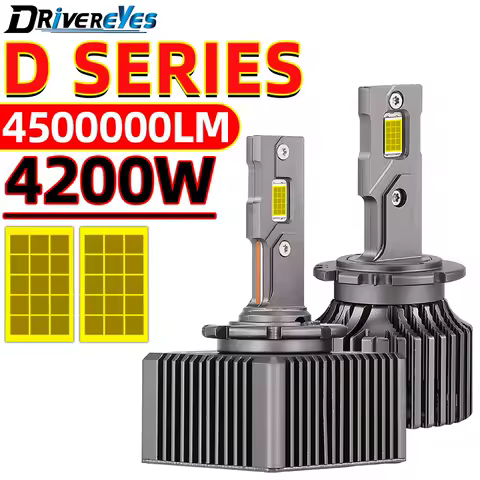 D Series D3S Led Headlight 4200W 4500000LM Super Canbus HID D1S D2S D3S D4S D5S D8S D1R D2R D3R D4R 9570 CSP Car Light 12V 6000K