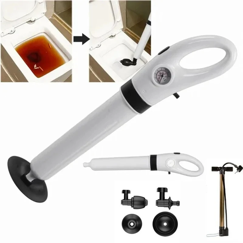 

Toilet Dredge Sewer Household Artifact WC Pipeline Blockage Tool Air Agent Pressure Pneumatic Pipe Dredger Sewers Unblocker